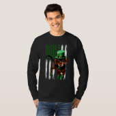 Dackel Dog St Patrick's Day T-Shirt (Vorne ganz)