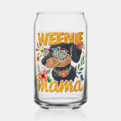 Dackel Dog Trinkglas Dosenglas (Vorderseite)