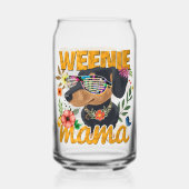 Dackel Dog Trinkglas Dosenglas (Rückseite)