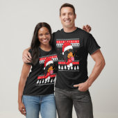 Dackel Dog Ugly Weihnachten T-Shirt (Unisex)