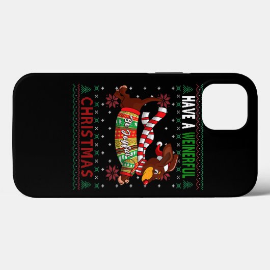 Dackel Dog Ugly Weihnachts-Dackel Lover Womens Gi Case-Mate iPhone Hülle (Rückseite (Horizontal))