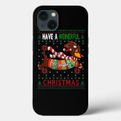 Dackel Dog Ugly Weihnachts-Dackel Lover Womens Gi Case-Mate iPhone Hülle (Rückseite)