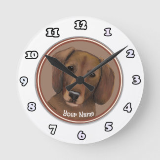 Dackel Dog Uhr
