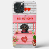 Dackel Dog Valentine's Day Kissing Booth Case-Mate iPhone Hülle (Rückseite)