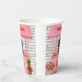 Dackel Dog Valentine's Day Kissing Booth Pappbecher (Links)