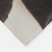 Dackel Dog Wasser Farbe Öl Malerei Art Fleecedecke (Ecke)