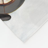 Dackel Dog Weihnachtsmann Fleecedecke (Ecke)