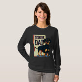 Dackel Doggie Vater T-Shirt (Vorne ganz)