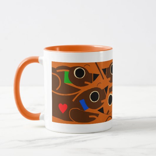 Dackel Doggos Tasse (Links)