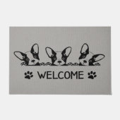 Dackel Doormat - Funny Dog Doormat, Dackel matt Fußmatte (Vorderseite)