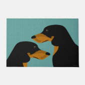 Dackel Doormat Fußmatte (Vorderseite)