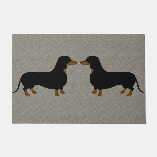 Dackel Doormat Fußmatte (Vorderseite)
