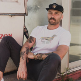 Dackel Doxin Dackel Dackel Dog Vater Retro Grunge T-Shirt