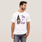Dackel (Draht) T-Shirt (Vorne ganz)