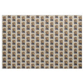Dackel (Drahthaar) Gemälde Original Hundekunst Stoff (Yard (91,4 cm))