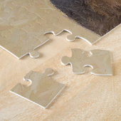 Dackel (Drahthaar) Malerei Original Dog Art Puzzle (Seite)