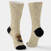 Dackel (Drahthaar) Malerei Original Dog Art Socken (Gewinkelt)