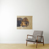 Dackel (Drahthaar) Malerei Original Dog Art Wandteppich (Beispiel (Horizontal))