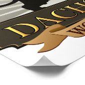 Dackel [drahthaarig] poster (Ecke)