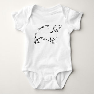 Dackel Dreams: Individuell anpassbarer Baby Bodysu Strampler