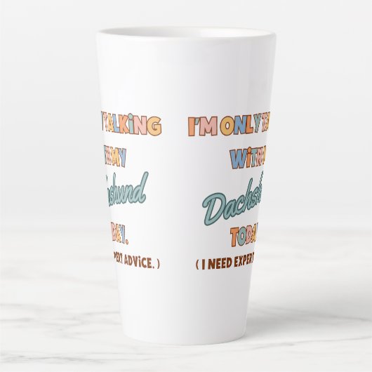 Dackel Drink Cup oder Tasse (Vorderseite)
