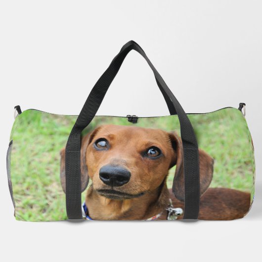 Dackel Duffle Bag (Rückseite)