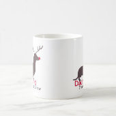 Dackel durch den Schnee Kaffeetasse (Mittel)