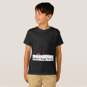 Dackel durch den Schnee T-Shirt (Vorne ganz)