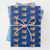 Dackel durch den Schneehund Geschenkpapier Set (Beispiel)