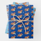 Dackel durch den Schneehund Geschenkpapier Set (Beispiel)