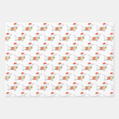 Dackel durch die Schneeschuhschenke Geschenkpapier Set (Vorderseite 2)