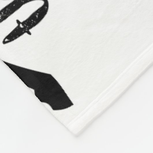 Dackel durch die Weihnachtsfeiertage Fleecedecke (Ecke)