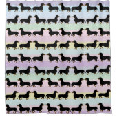 Dackel Duschvorhang (Vorderseite)