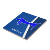 Dackel Dutch Look, Personalize Fliese (Seite)
