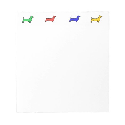 Dackel-Editor Notizblock (Vorderseite)