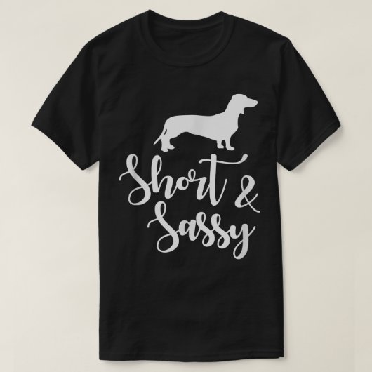 Dackel Eigentümer, Kurz & Sassy Doie Niedlich Funn T-Shirt (Design vorne)