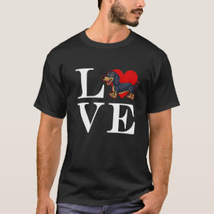 Dackel Eigentümer Wurst Hund Dackel Dackel Weiner T-Shirt