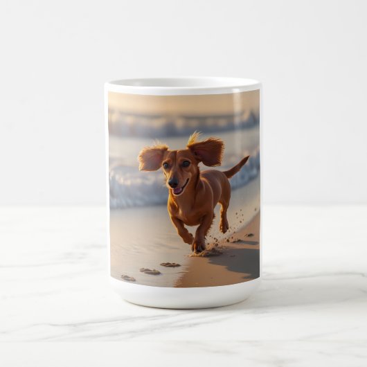 Dackel Elegante Kaffee Tasse (Mittel)