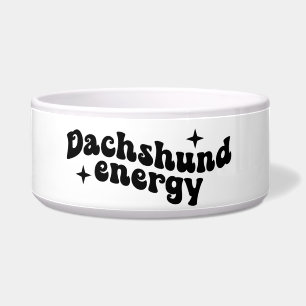 Dackel Energy Keramik Dog Bowl Napf