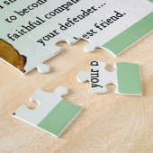 Dackel Erbe der Liebe Puzzle (Seite)