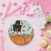 Dackel Erntedank Pappteller (Party)