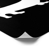 Dackel Erntedank Pilgrim Fall Poster (Ecke)
