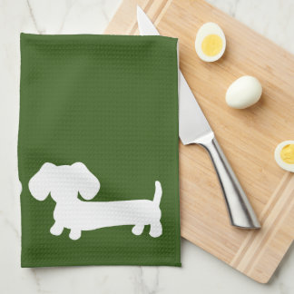 Dackel Erthy Green Disc Handtuch Dackel Dog Mamas