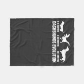 Dackel Evolutionen Fleecedecke (Vorderseite (Horizontal))