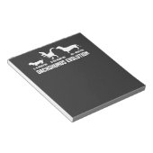 Dackel Evolutionen Notizblock (angewinkelt)