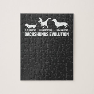 Dackel Evolutionen Puzzle