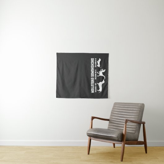 Dackel Evolutionen Wandteppich (Beispiel (Horizontal))