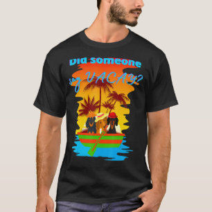 Dackel Familienurlaub Welpen Niedliche Dackel Witz T-Shirt