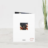 DACKEL FEIERTAGSKARTE (Rückseite)