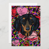 DACKEL FEIERTAGSKARTE (Vorne/Hinten)